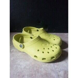 Neon Green crocs clogs Unisex 9 11